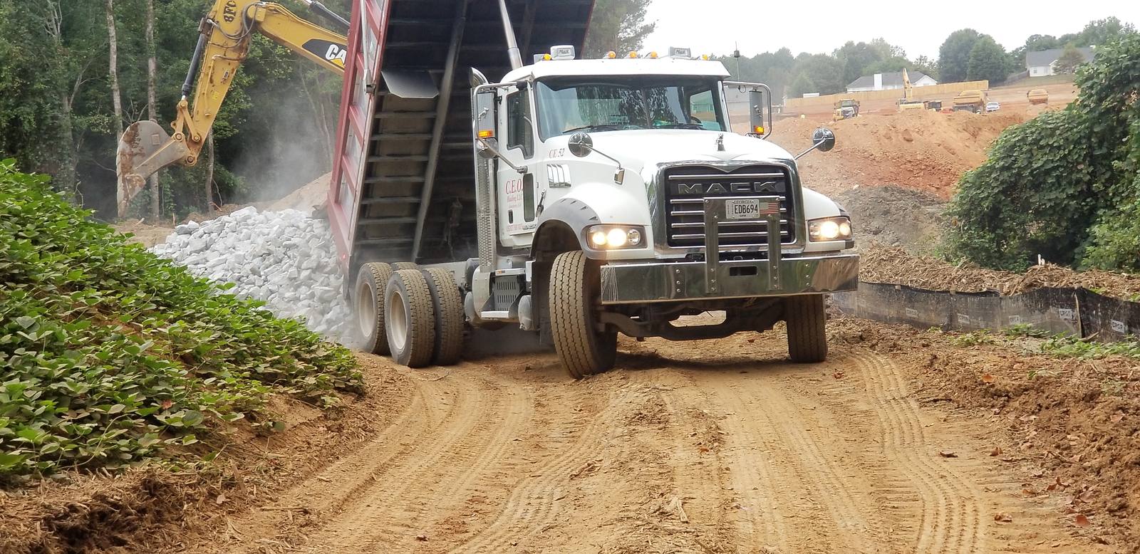 CEO Hauling job site